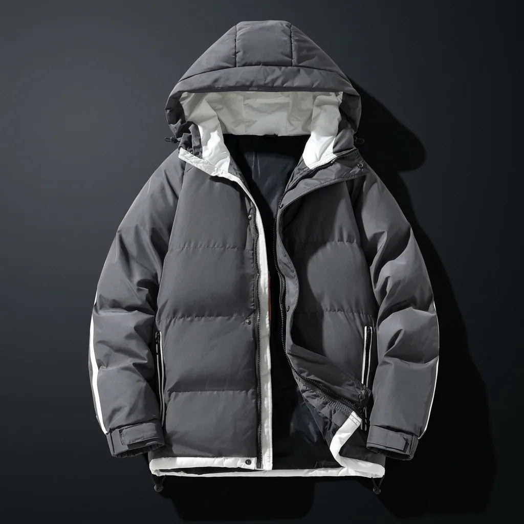Men's Fashion Windbreaker Parka Winter Streetwear