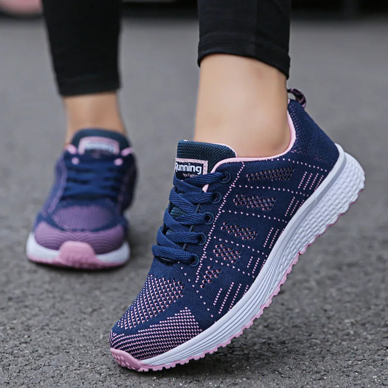 Casual Shoes Fashion Breathable Walking Mesh Flat Shoes unisex