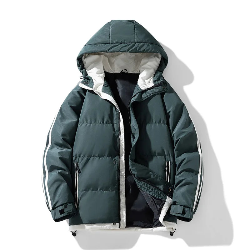 Men's Fashion Windbreaker Parka Winter Streetwear