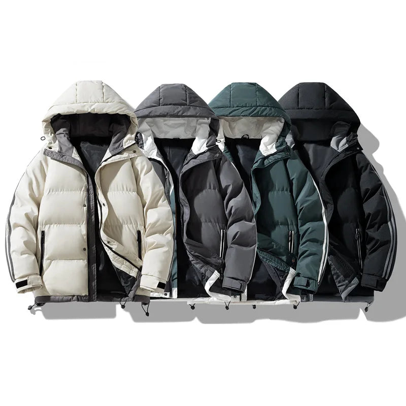 Men's Fashion Windbreaker Parka Winter Streetwear