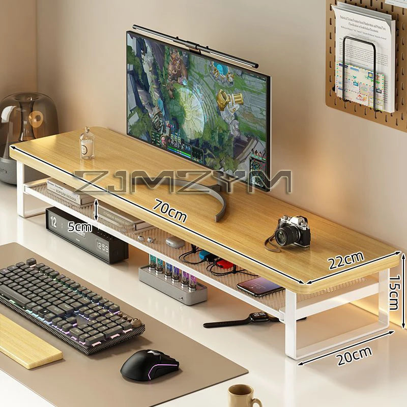 Office Storage Rack Monitor Raising Stand Holder