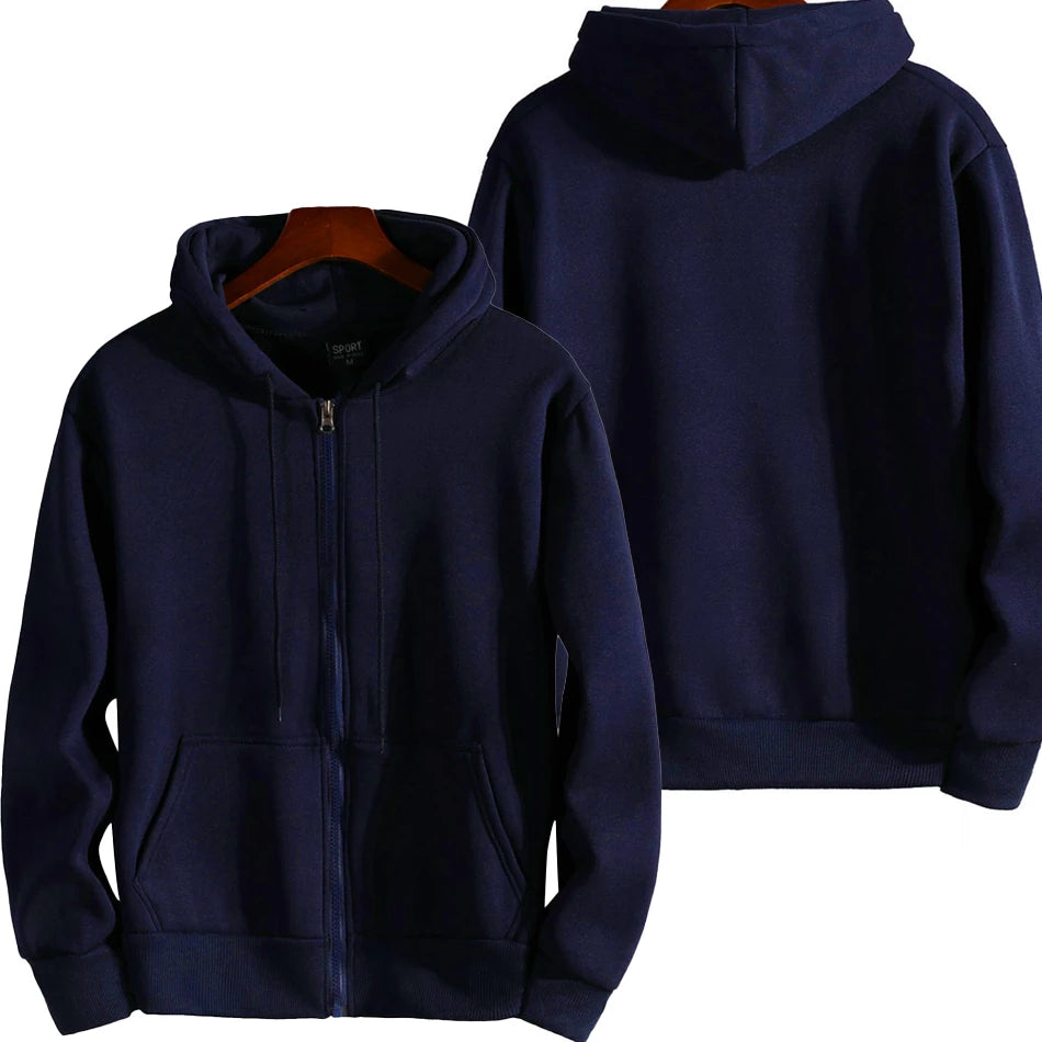 Zipper Hoodies Women/Men Long Sleeve Hooded