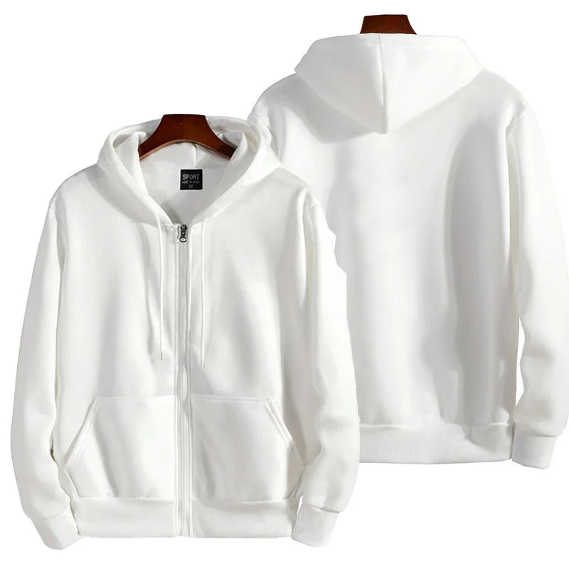 Zipper Hoodies Women/Men Long Sleeve Hooded