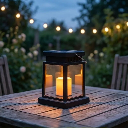 Garden Decor Outdoor Solar Lights Retro Palace Lantern Lights Hanging Candle Lamps Landscape Lighting Floor Lights Solar Light